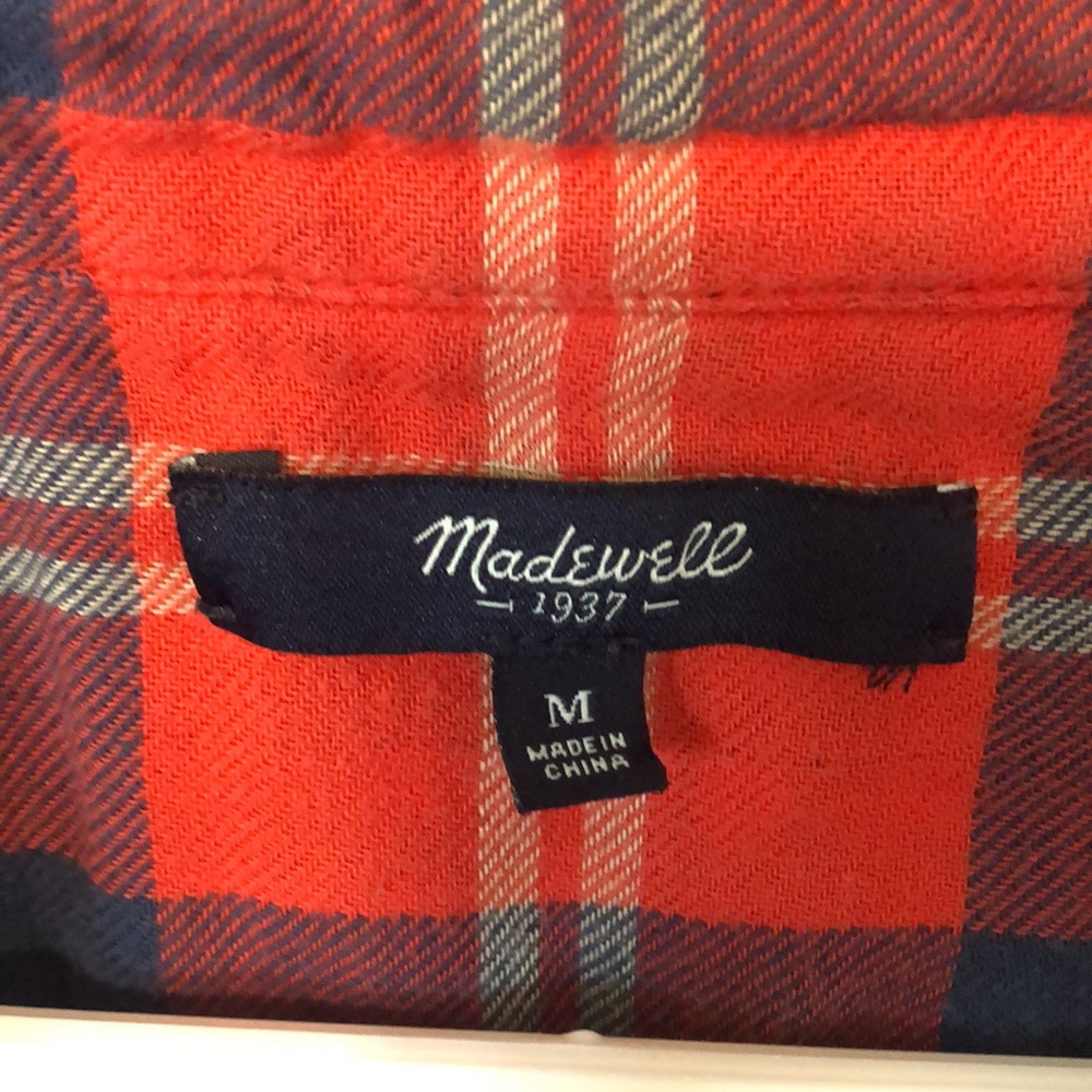 Madewell Flannel Patterned Button Down Shirt - image 2